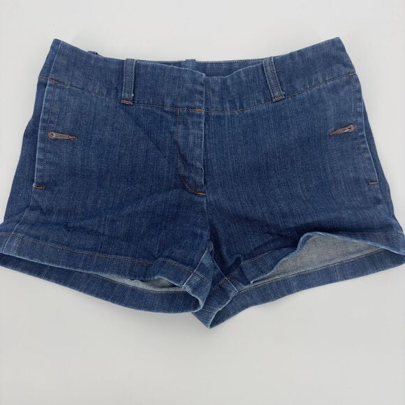 J Crew Women's Nautical‎ Denim Short Blue Size 2 - Picture 1 of 10